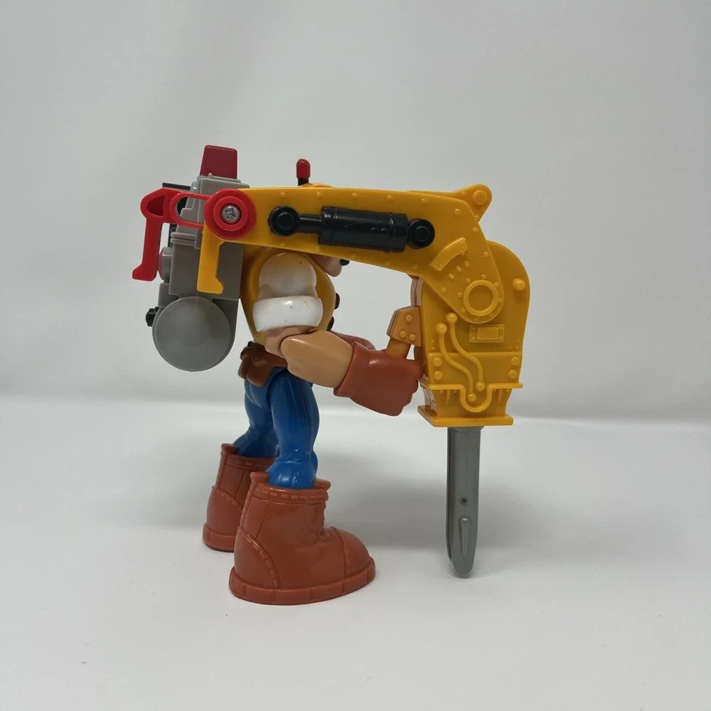 RESCUE HEROES‎ Construction Expert JACK HAMMER Action Figure TOY 77082 Worker